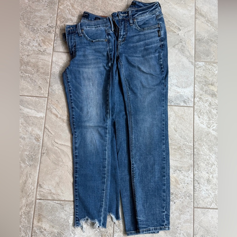 Lucky Brand and Silver Skinny Jeans